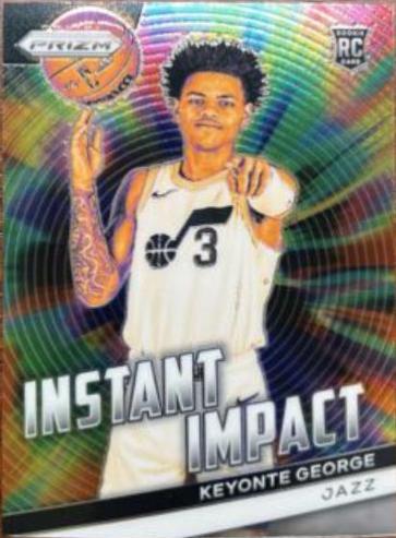 Keyonte George #11 Basketball Cards 2023 Panini Prizm Instant Impact