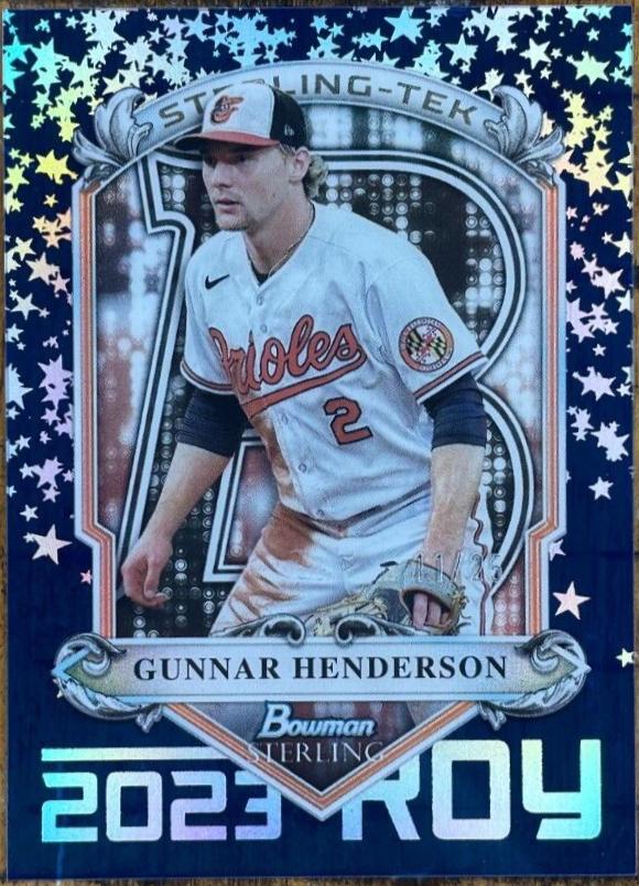 Gunnar Henderson [Blue] #ST-22 Prices | 2024 Bowman Sterling Tek