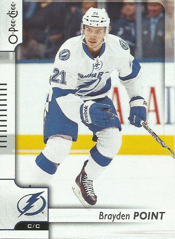 Brayden Point #158 Hockey Cards 2017 O Pee Chee