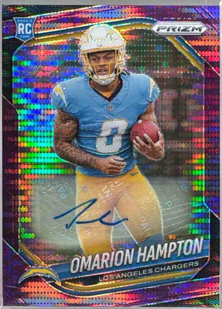 Omarion Hampton [Autograph Purple Pulsar] #355