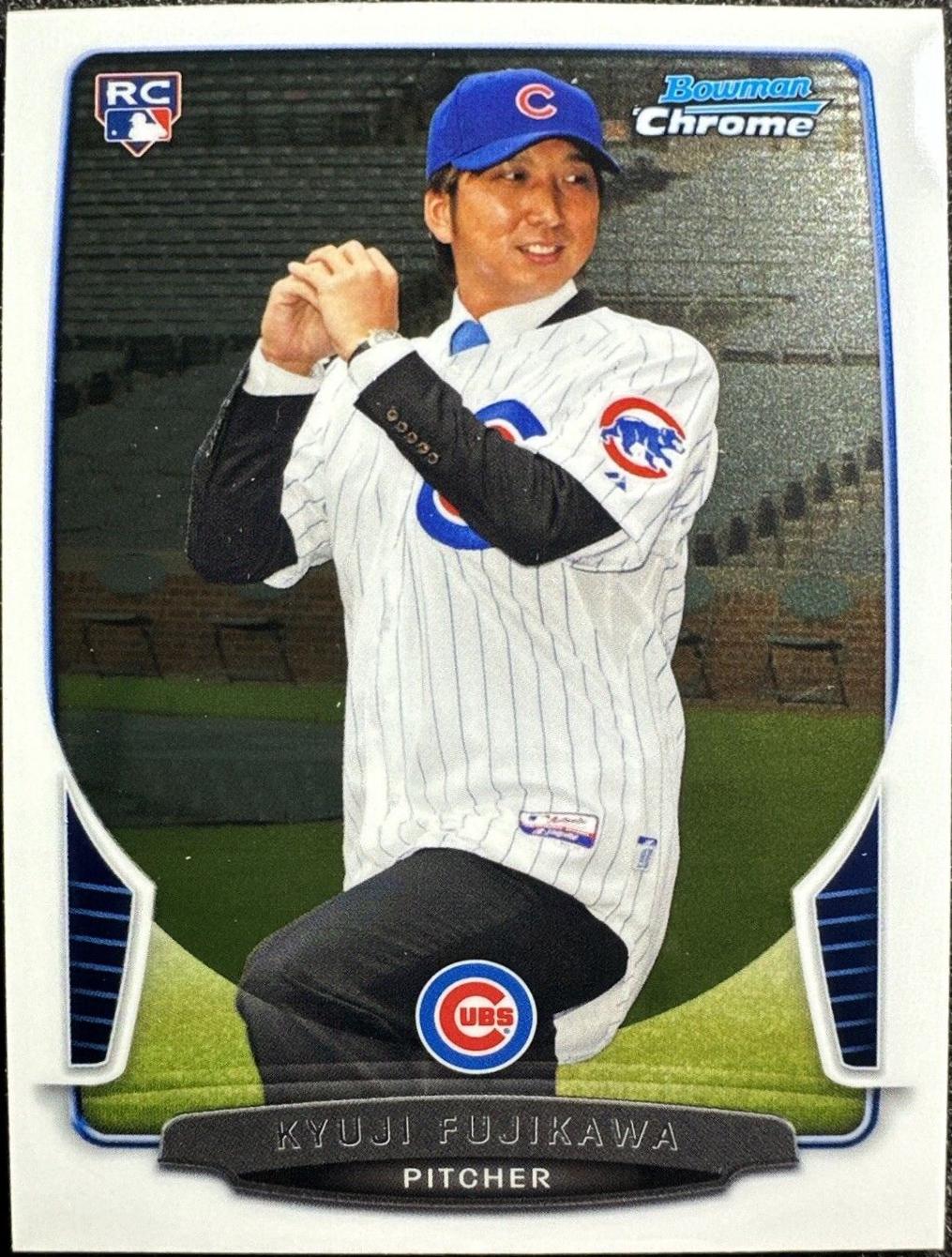 Kyuji Fujikawa #8 Baseball Cards 2013 Bowman Chrome
