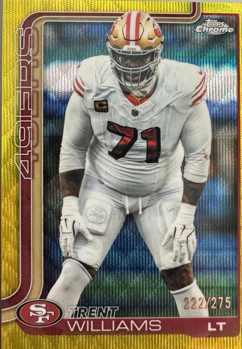 Trent Williams [Yellow Wave Refractor] #265