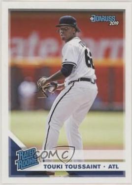 Touki Toussaint #50 Baseball Cards 2019 Panini Donruss