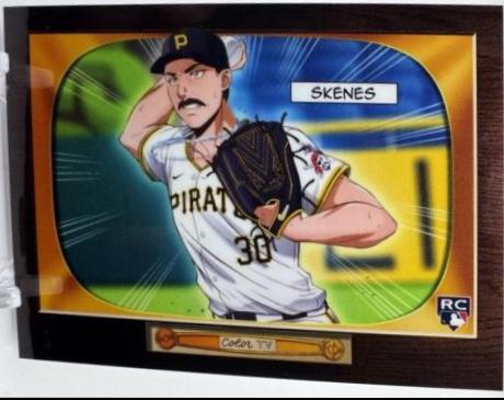 Paul Skenes #BA-17 Baseball Cards 2024 Bowman’s Best Anime