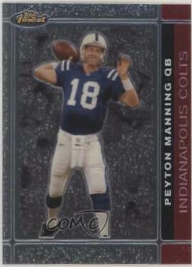 Peyton Manning #1 Football Cards 2007 Topps Finest