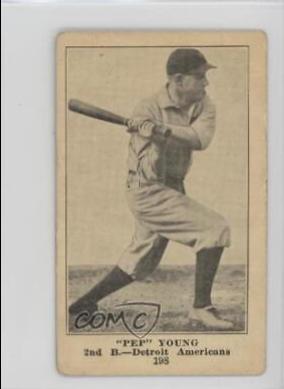Pep Young #198 1917 Boston Store Baseball