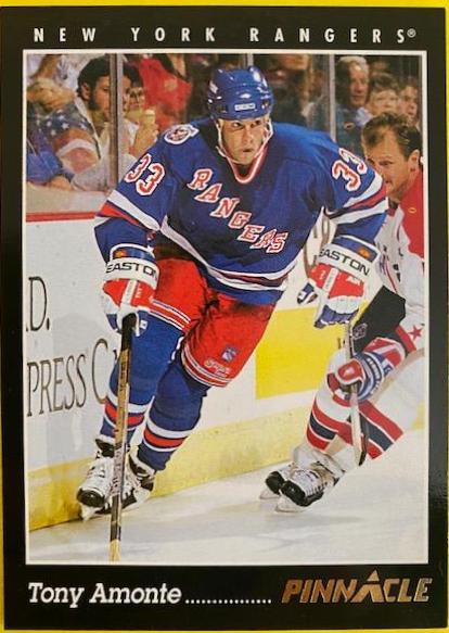 Tony Amonte #6 Hockey Cards 1993 Pinnacle