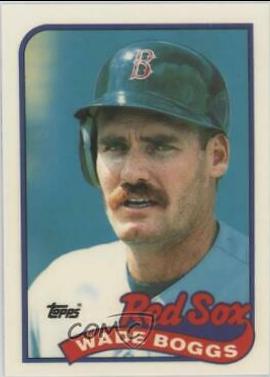 Wade Boggs #600 Baseball Cards 1989 Topps Tiffany