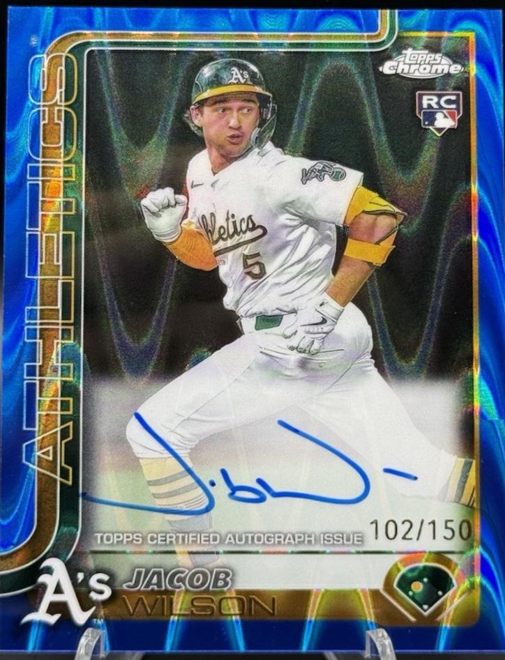 Jacob Wilson [Blue Refractor] #RA-JWI Prices | 2025 Topps Chrome
