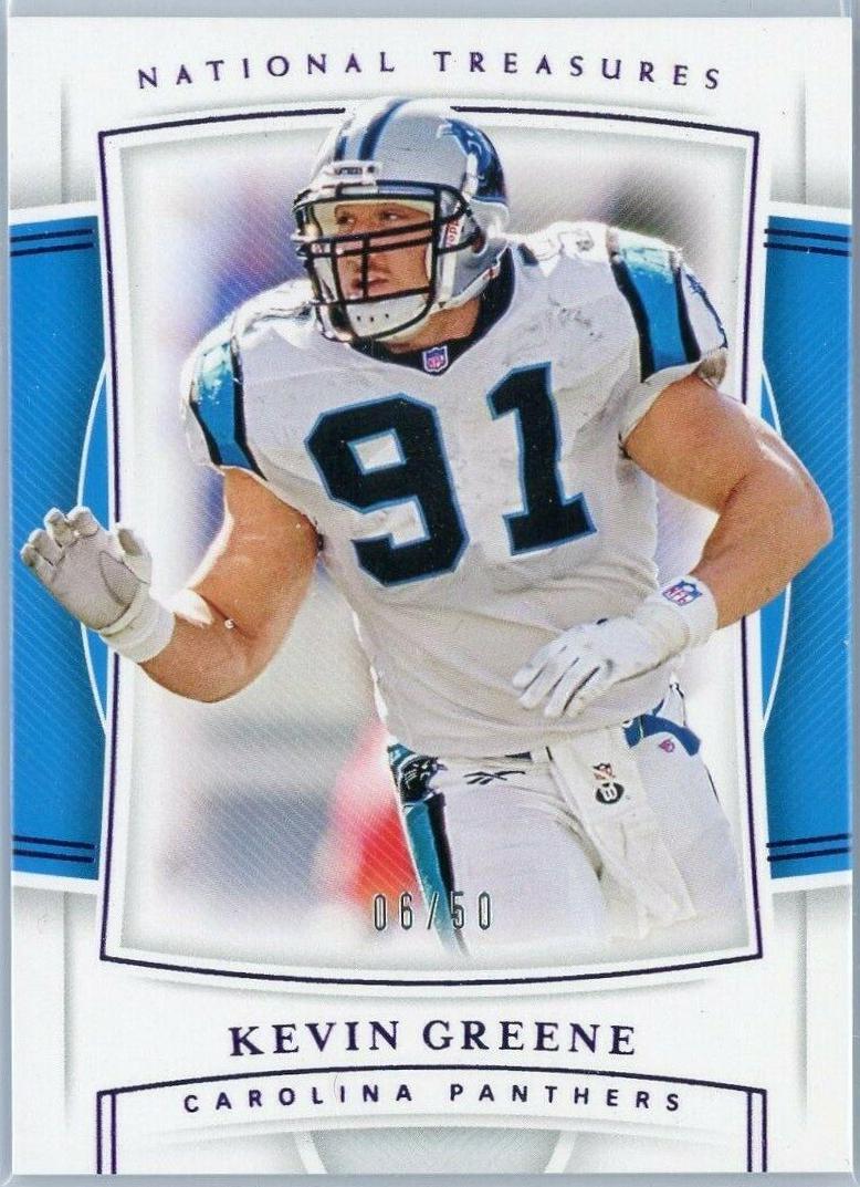 Kevin Greene #4 Football Cards 2019 Panini National Treasures