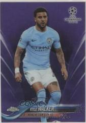 Kyle Walker [Purple Refractor] #3 Soccer Cards 2017 Topps Chrome UEFA Champions League Prices