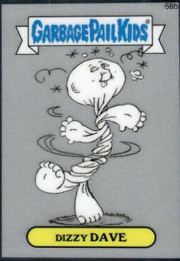 Dizzy DAVE [Pencil Art] #68b Prices | 2014 Garbage Pail Kids Chrome ...