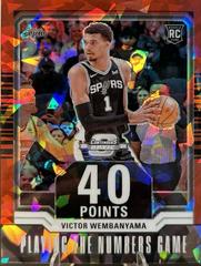 Victor Wembanyama [Red Cracked Ice] #23 Prices | 2023 Panini