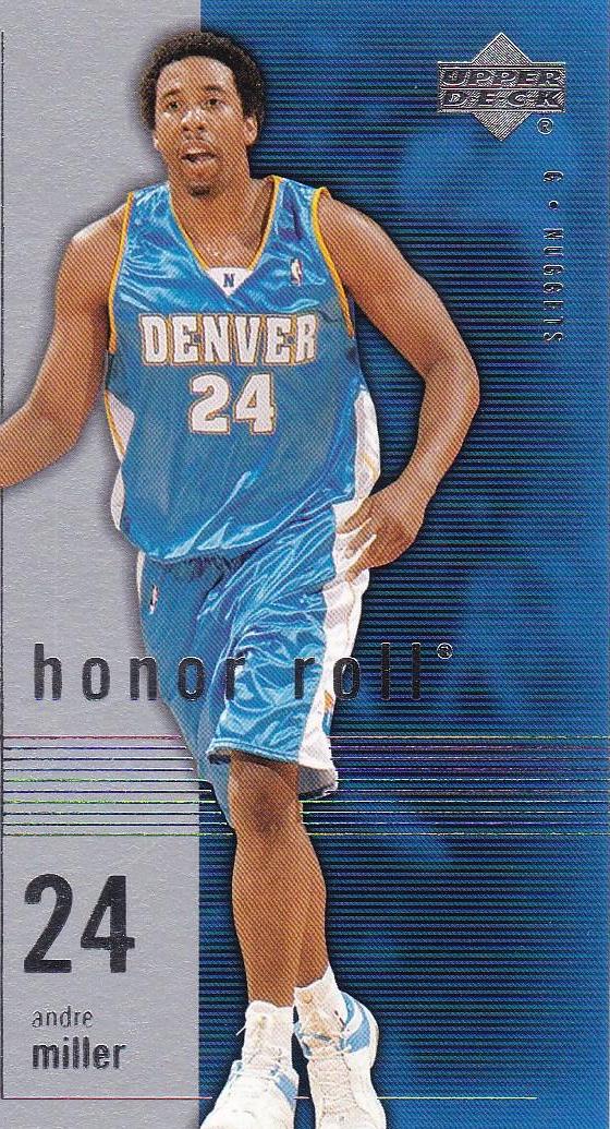 Andre Miller #18 Basketball Cards 2003 Upper Deck Honor Roll