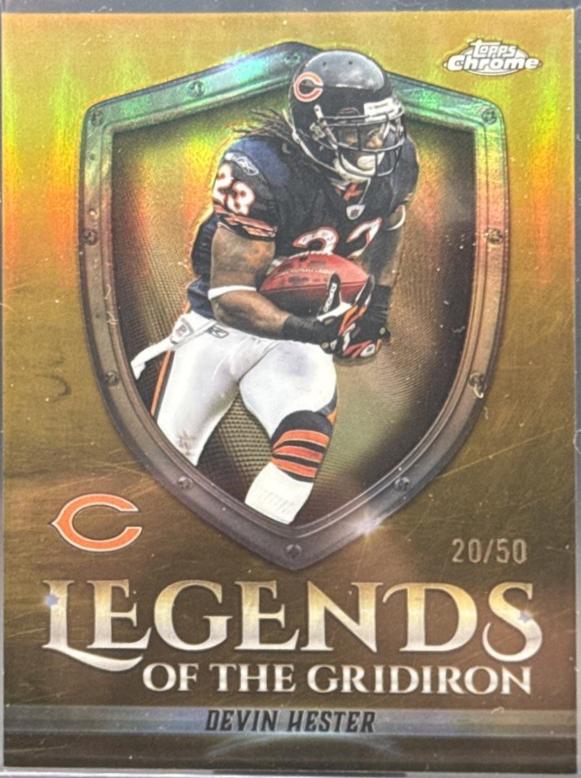 Devin Hester [Gold Refractor] #LOG-37