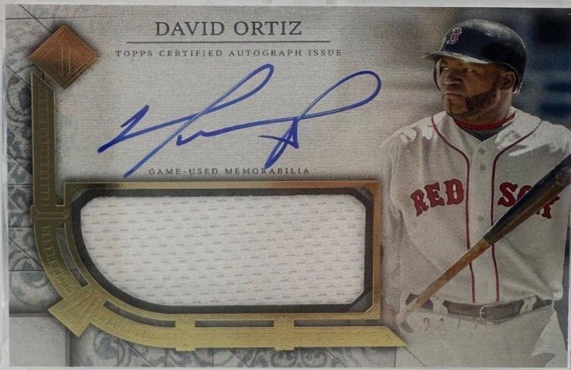 David Ortiz #TCAR-DO2 Baseball Cards 2024 Topps Transcendent Collection Autograph Relic