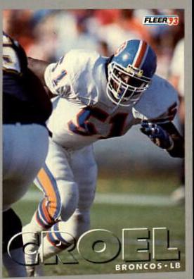 Mike Croel #35 Football Cards 1993 Fleer