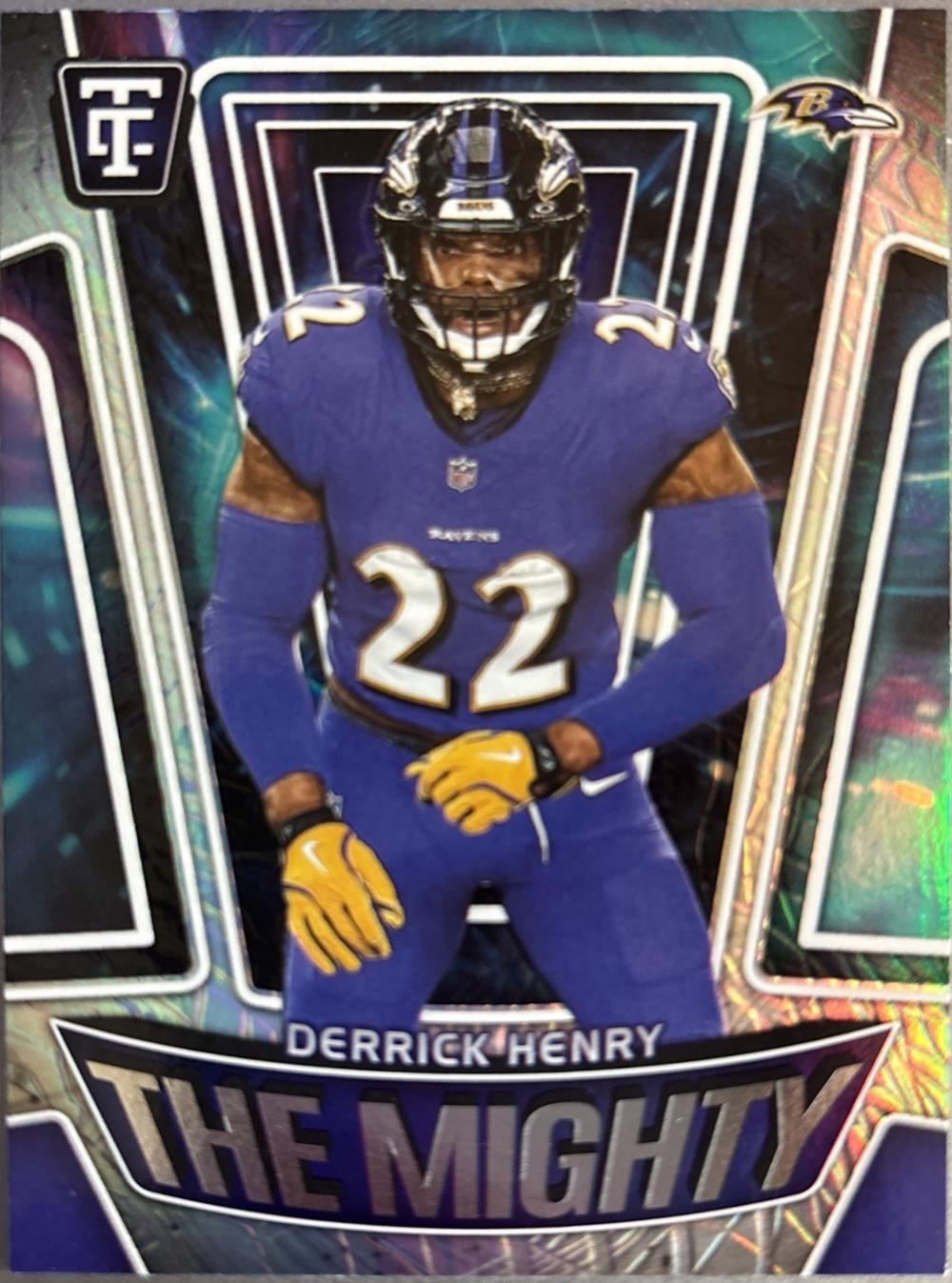 Derrick Henry #2 Football Cards 2024 Panini Totally Certified The Mighty