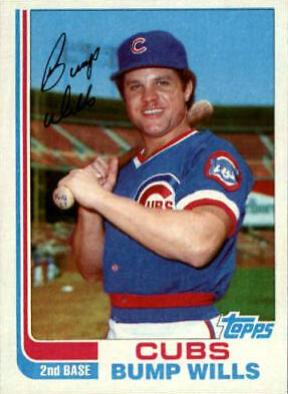 Bump Wills #129T Baseball Cards 1982 Topps Traded
