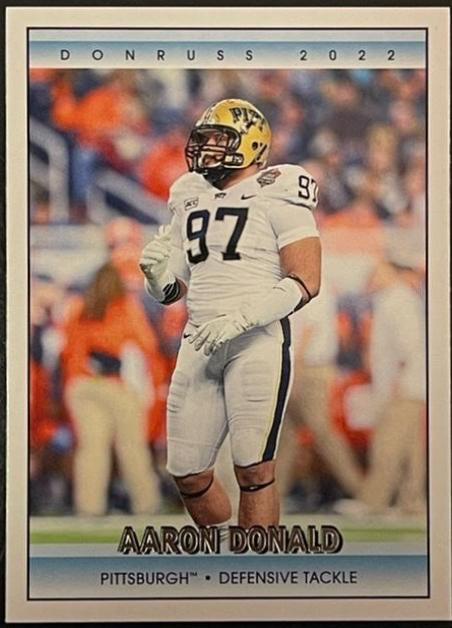 Aaron Donald #9 Football Cards 2022 Panini Chronicles Draft Picks Donruss Retro