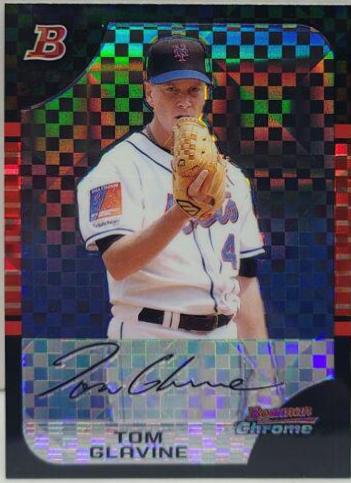 Tom Glavine #12 Baseball Cards 2005 Bowman Chrome