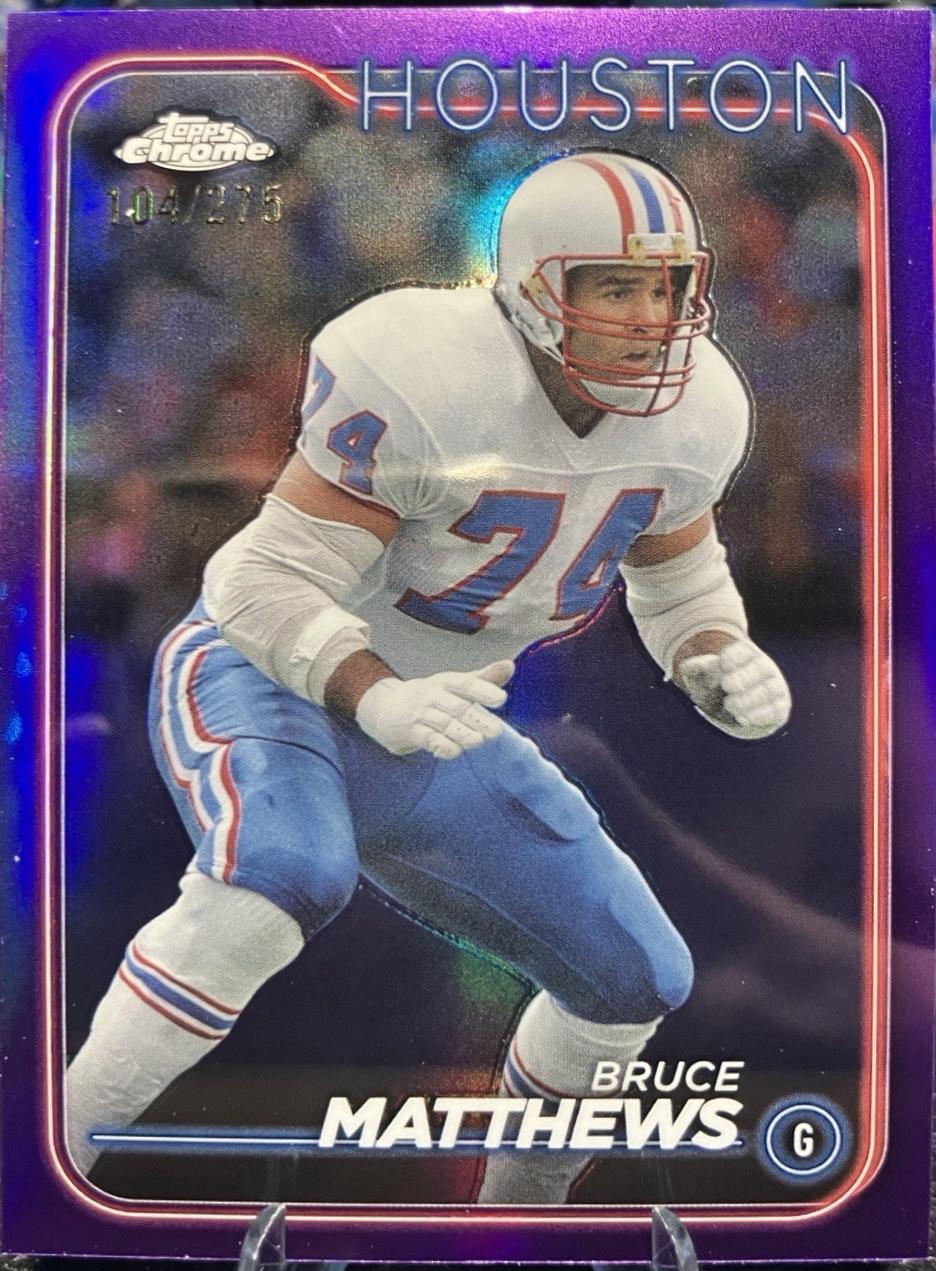 Bruce Matthews [Purple Refractor] #190