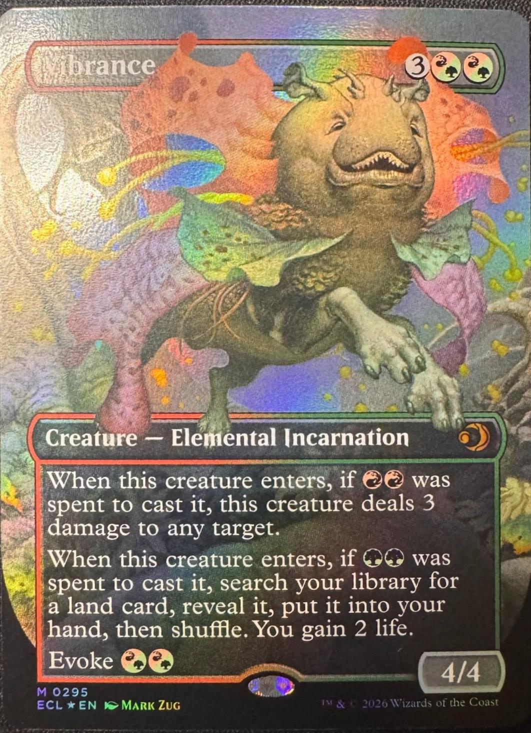 Vibrance [Borderless Foil] #295 Prices | Magic Lorwyn Eclipsed