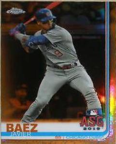 Javier Baez [Orange Refractor] #75