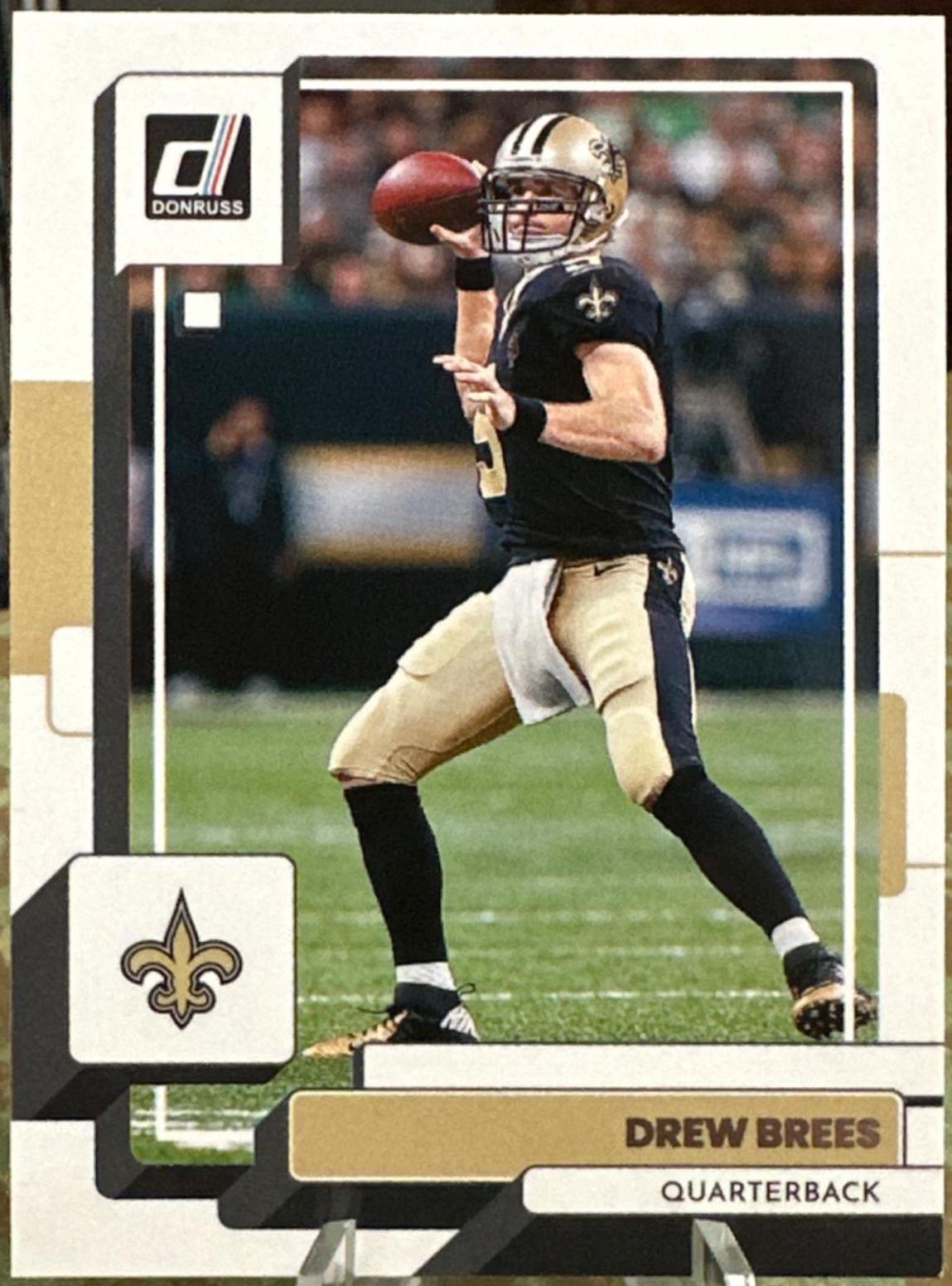 Drew Brees #251 Football Cards 2022 Panini Donruss