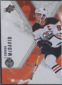 Connor McDavid #97 Hockey Cards 2021 SPx