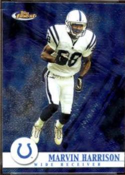 Marvin Harrison #45 Football Cards 2001 Topps Finest