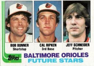 Orioles Future Stars: Bob Bonner / Cal Ripken / Jeff Schneider