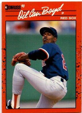Oil Can Boyd #633 Baseball Cards 1990 Donruss