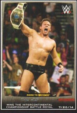 The Miz #35 Wrestling Cards 2015 Topps WWE Road to Wrestlemania