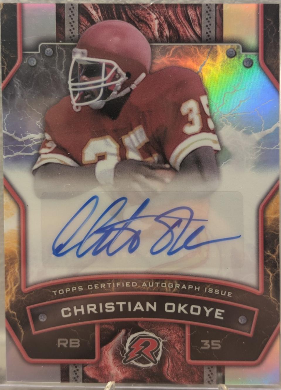 Christian Okoye [Red Static] #RS-CO