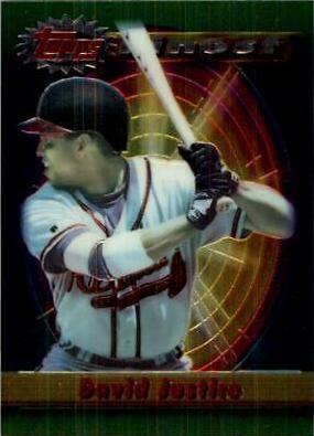 David Justice #233 1994 Finest Baseball