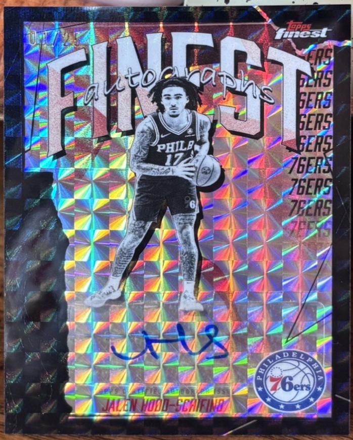 Jalen Hood-Schifino [Black Geometric Refractor] #FAU-JHS
