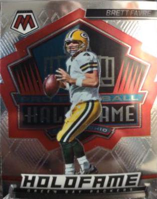 Brett Favre #HF-4 Football Cards 2022 Panini Mosaic HoloFame