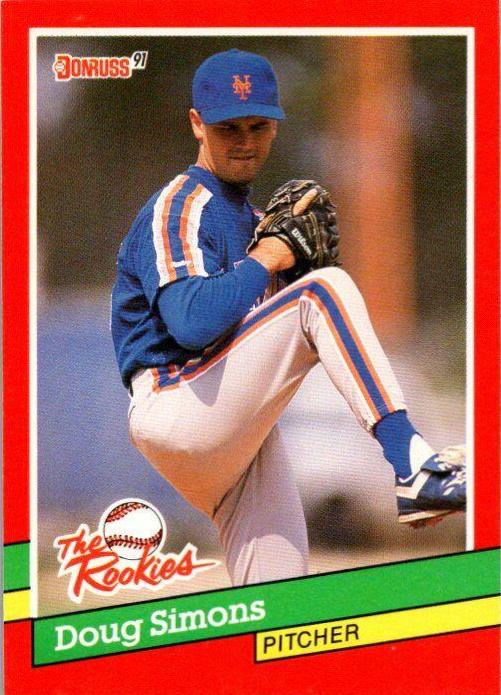Doug Simons #26 Baseball Cards 1991 Donruss Rookies