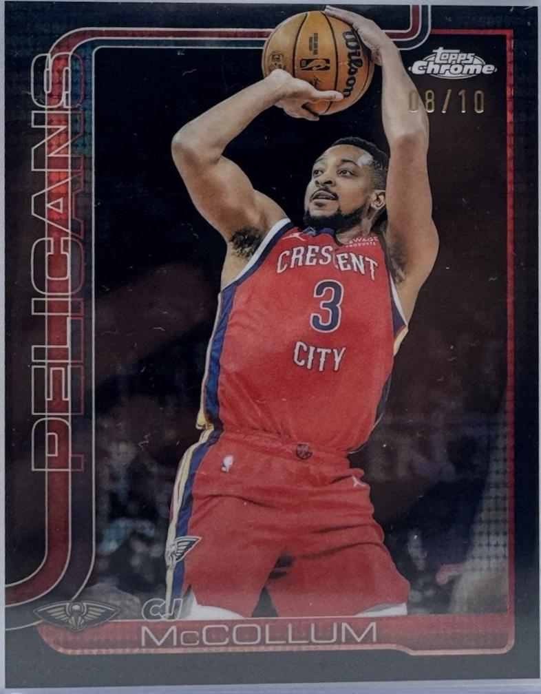 CJ McCollum [Pulsar Black Refractor] #136