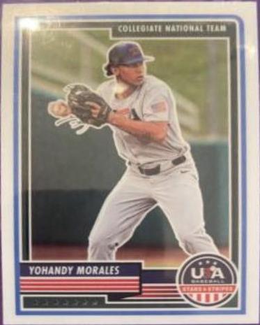 Yohandy Morales #77 2023 Panini Stars & Stripes USA Baseball