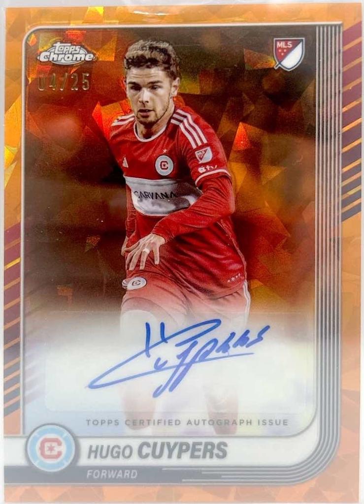 Hugo Cuypers #CA-HC 2025 Topps Chrome Sapphire MLS Autograph