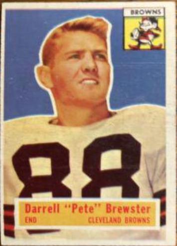 Darrell Brewster #21 Football Cards 1956 Topps