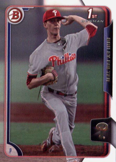 Bailey Falter #3 Baseball Cards 2015 Bowman Draft