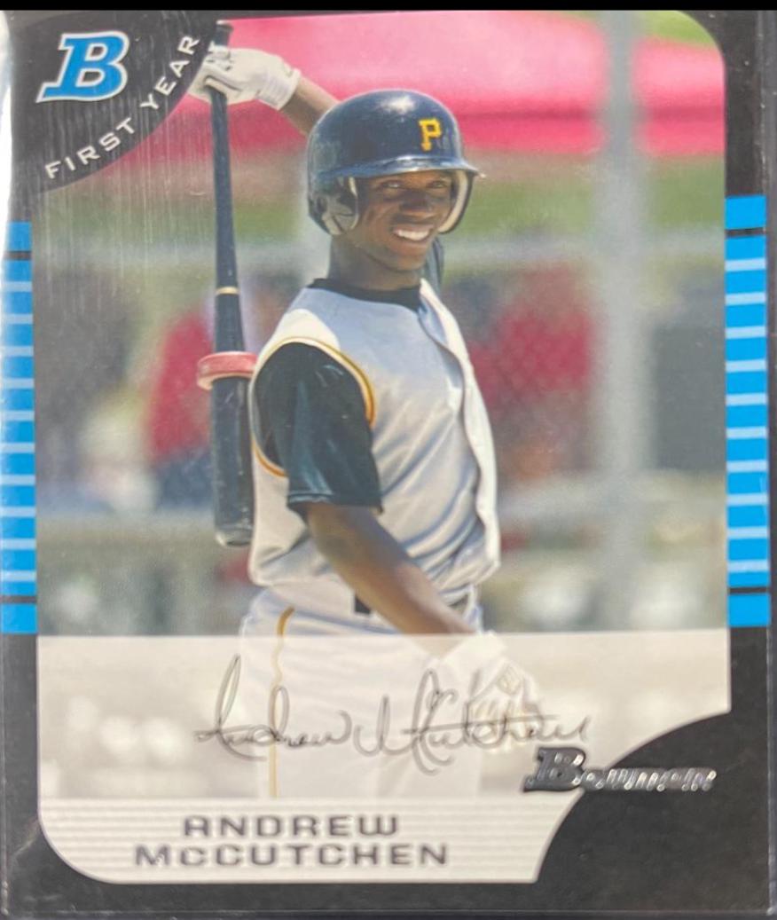 Andrew McCutchen #BDP63 Baseball Cards 2006 Bowman Chrome Draft Picks & Prospects