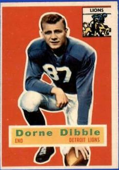 Dorne Dibble #32 Football Cards 1956 Topps