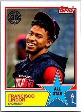 Francisco Lindor #8 Baseball Cards 2018 Topps 1983 Baseball All Stars