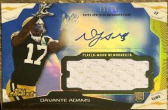 Davante Adams [Blue Refractor] #RAPDA