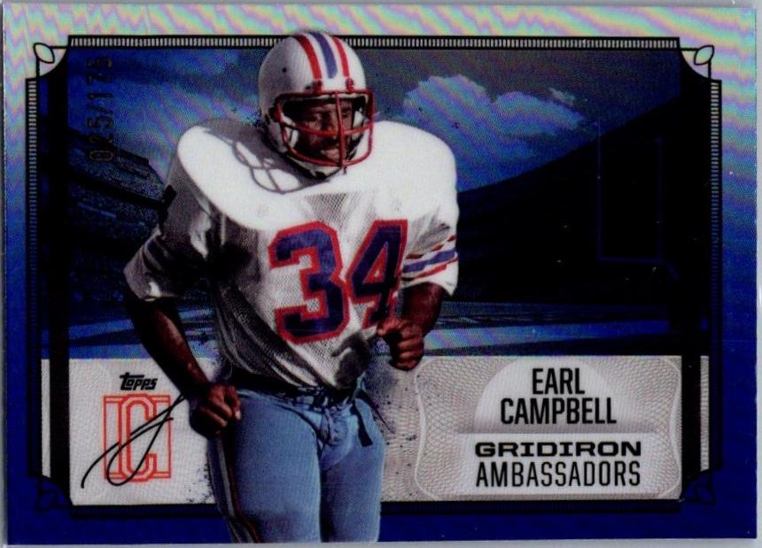 Earl Campbell [Blue] #GA-29