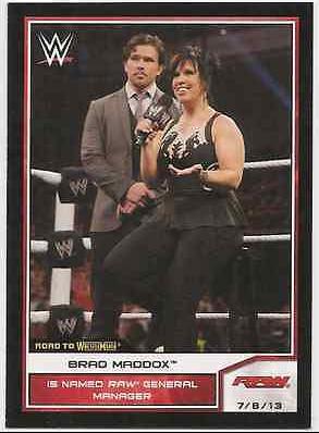 Brad Maddox #19 Wrestling Cards 2014 Topps WWE Road to Wrestlemania